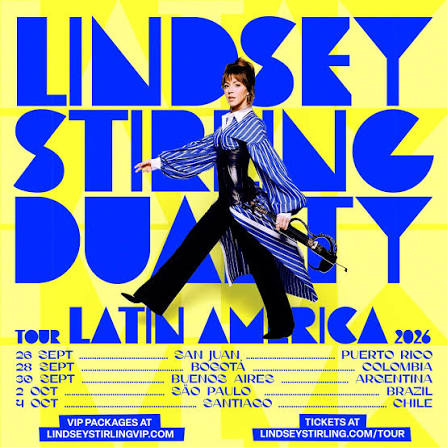 Lindsey Stirling 2026 concert poster